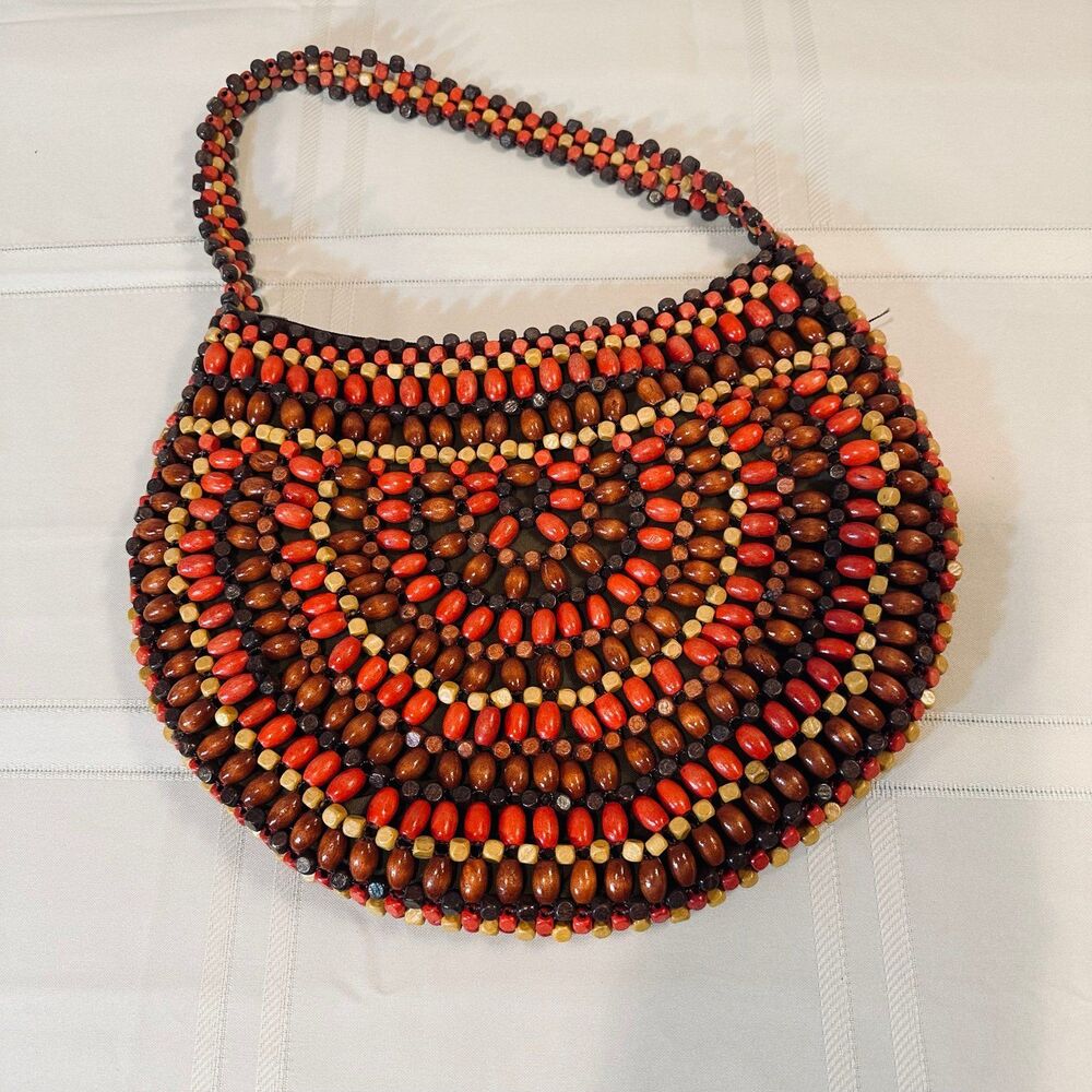 Beaded Shoulder Bag NWOT